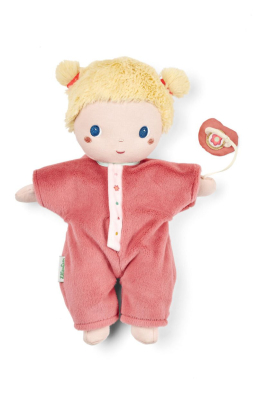Poupon en tissu Nina 30 cm avec tétine - dès 18 mois - Lilliputiens