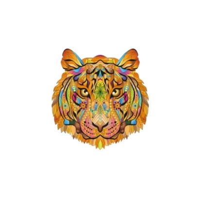 Puzzle en bois arc-en-ciel TIGRE 99 pièces Eureka
