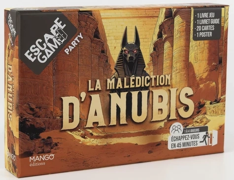 Escape game party - La malédiction d'Anubis - Laurence Cluzel - Mango