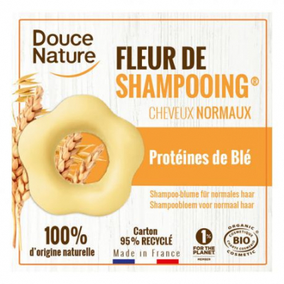 DOUCE NATURE Fleur de Shampooing Cheveux Normaux - 85 g