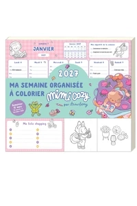 Ma semaine organisée à colorier avec Mimi Cozy 2027 – Draw Berry – Éditions 365