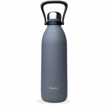 Bouteille Isotherme - 1,5L - Granite gris - Qwetch