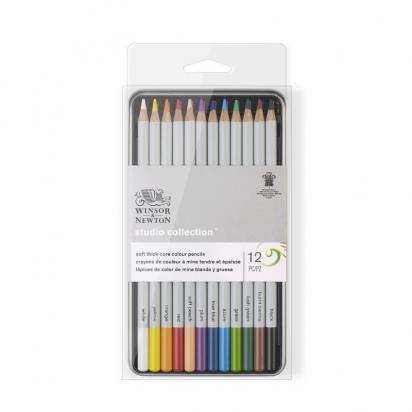 Set de 12 crayons couleurs Studio  Winsor et Newton