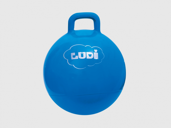 Ballon sauteur 45 cm bleu Ludi