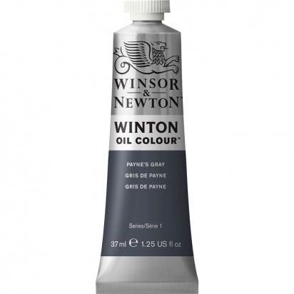 Peinture à l'huile Winton Payne's grey 37 ml Winsor et Newton