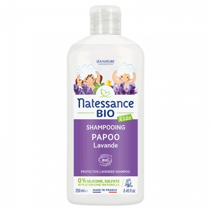 Shampooing protecteur papoo lavande - tous types de cheveux (dès 3 ans) 250 ml Natessance