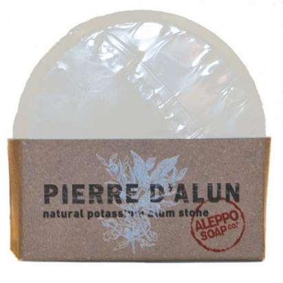 Pierre d'Alun potassium naturel 100 gr Aleppo Soap