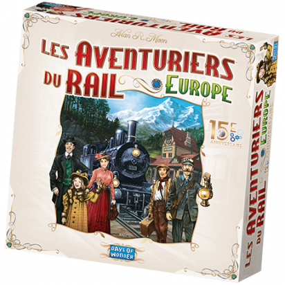 Aventuriers du Rail Europe 15 ans Days of Wonder Asmodée