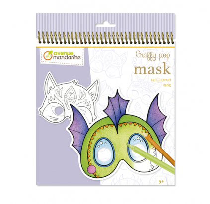 Graffy Pop Mask Animaux fantastiques Avenue mandarine