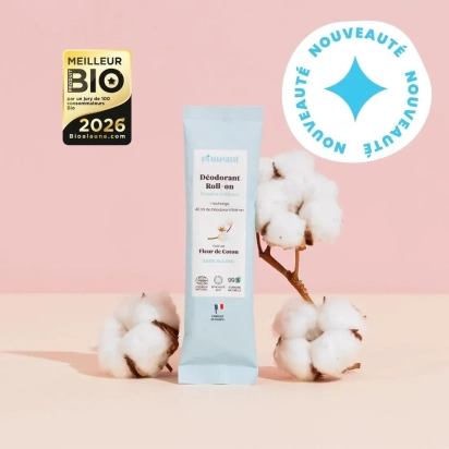 Recharge Déodorant Roll-On Fleur de coton - pimpant