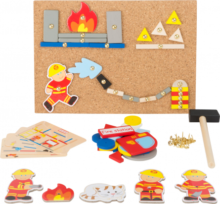 Jeu de clous Pompiers Small foot