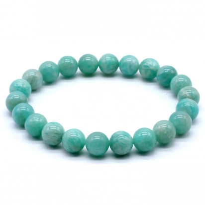 Bracelet Amazonite Extra perles 8mm