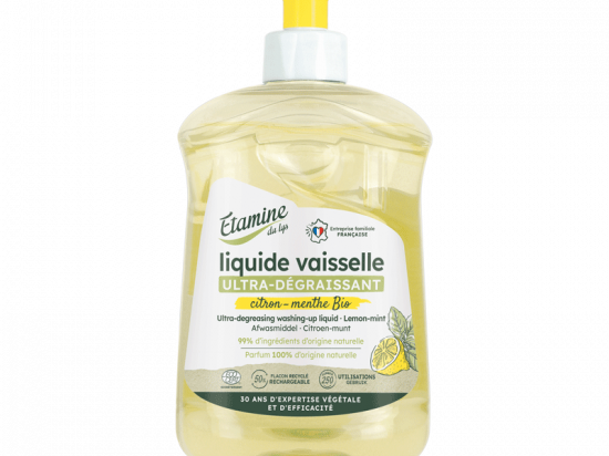 Vaisselle ultra dégraissant Citron-menthe 500 ml Etamine du Lys