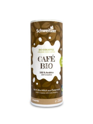 Latte Macchiato café glacé au sucre de canne bio (100% Arabica) 230 ml