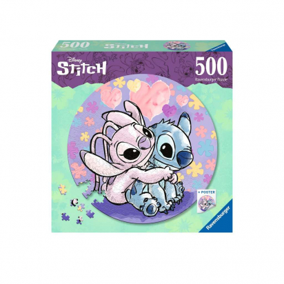 Puzzle rond 500 pièces Stitch Ravensburger