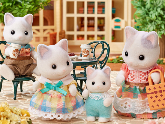 La famille Chat Latté Sylvanian