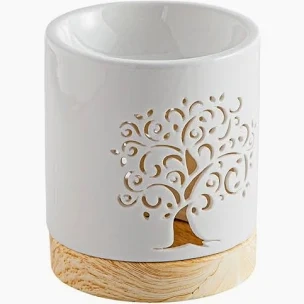 Brûle Parfum Céramy Life Tree  ceramique laquée Diffusion Cires Parfumées, Huiles Essentielle
