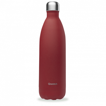 Bouteille Isotherme - 1L - Granite rouge - Qwetch