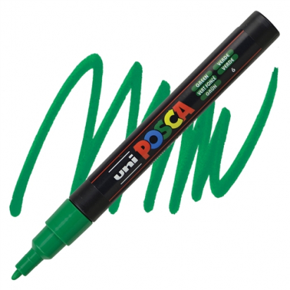 Marqueur PC3M pointe fine 0,9-1,3 mm Vert foncé POSCA