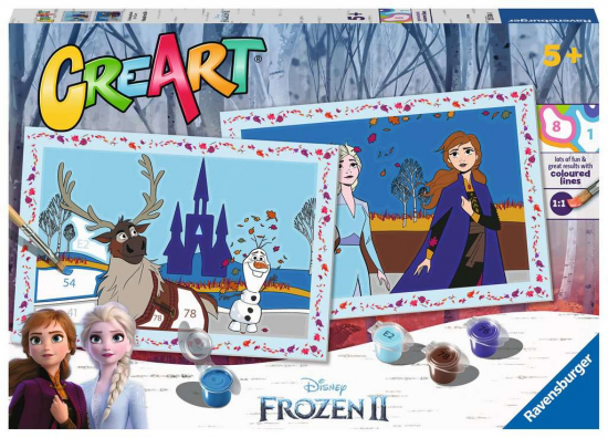 CreArt Reine des neiges 2 Peinture par numéro Ravensburger