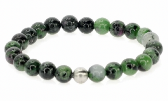 Bracelet Rubis Zoisite Hommes Merveilles du Monde