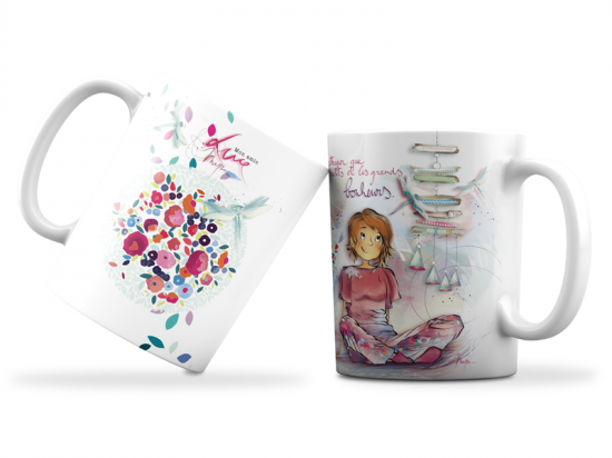 Mug Mon Amie Luce "Petits et grands bonheurs"