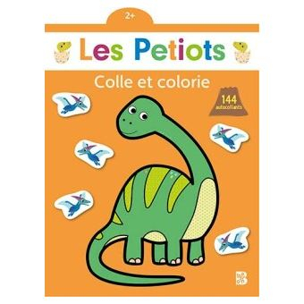 Les petiots Colle et colorie Dinosaures Ballon