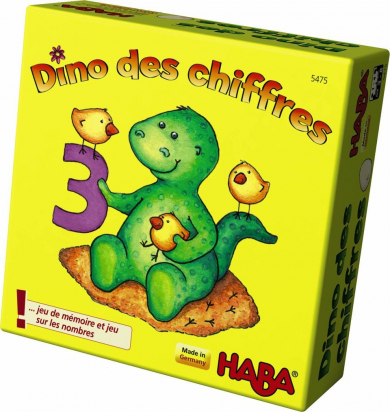 Dino des chiffres HABA - Super mini jeu de société