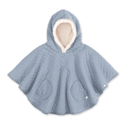 Poncho de voyage bébé Stone 9-36 mois matelassé & teddy – Bemini