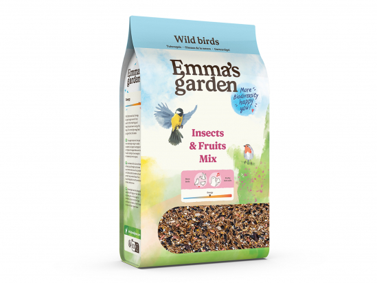 Graines pour oiseaux Insect & fruit mix 1,1 kg Emma's Garden
