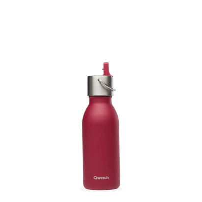Qwetch Bouteille isotherme inox kids matt grenat 350ml – Qwetch