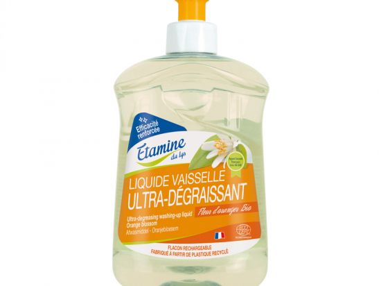 Vaisselle main ultra dégraissant fleur d'oranger 500 ml Etamine du Lys