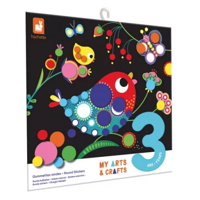 Coffret Créatif Gommettes Rondes - 3 ans Janod