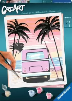Creart Beach Life Peinture par numéro Ravensburger