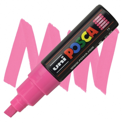 Marqueur PC8K pointe large 8 mm Rose POSCA