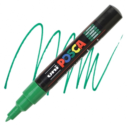 Marqueur PC1MC pointe extra-fine 0,7-1 mm Vert foncé POSCA