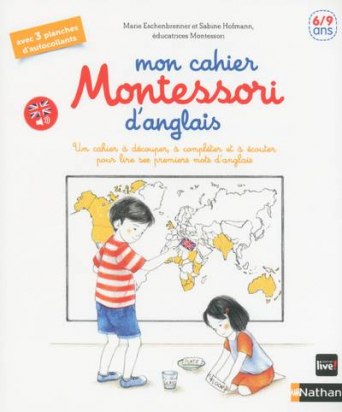 Mon cahier Montessori d'anglais Nathan