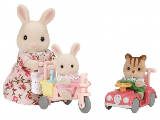 Le tricycle et mini voiture bébés Sylvanian families