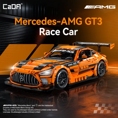 CADA Master 1:8 Mercedes-AMG GT3 C64008W Compatible Lego