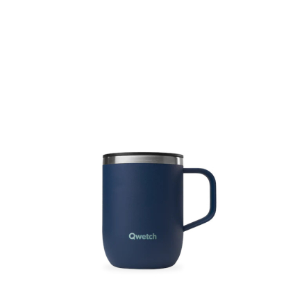 Qwetch Mug isotherme matt bleu nuit 350ml