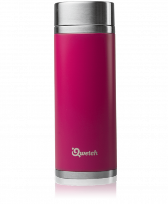 Théière isotherme 300ml - Rose magenta - Qwetch