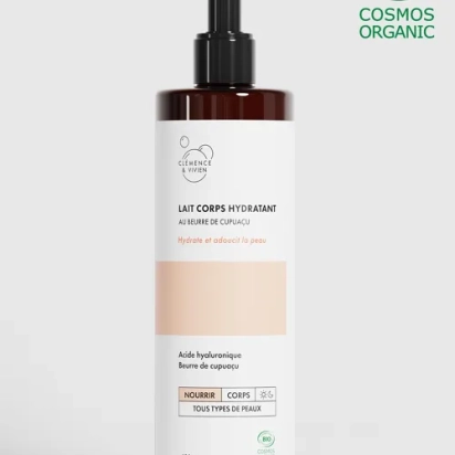 Lait corps hydratant - Acide hyaluronique + Beurre de cupuaçu - Clémence et vivien