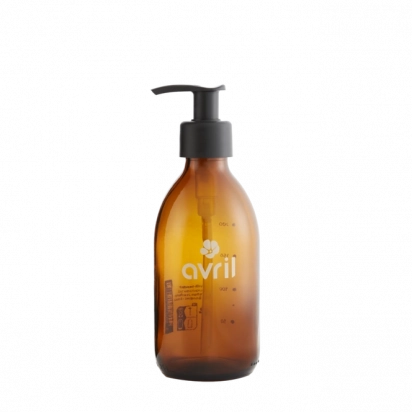 Flacon rechargeable en verre ambré 250ml Avril