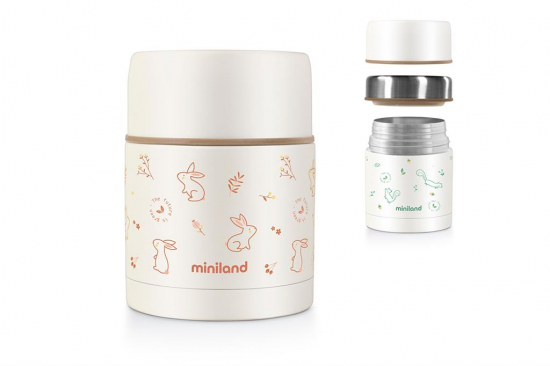 Thermos aliments isotherme 600ml Lapin Miniland