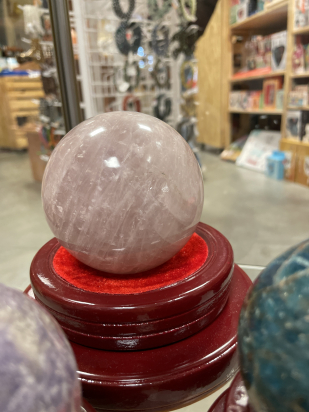 Sphere quartz Rose AA 10cm