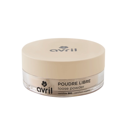 Poudre libre rechargeable - Peaux medium à foncées 15 gr – Certifiée bio – Avril