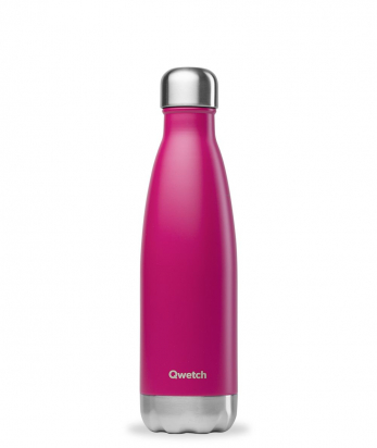 Bouteille Isotherme - 500ml - Magenta - Qwetch