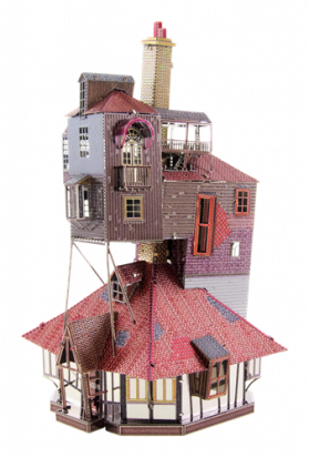 Metal Earth - Harry Potter The Burrow coloré  Puzzle 3D métalique