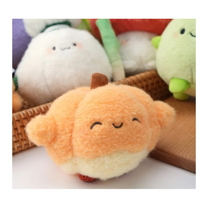 Peluche Légumes VEGGIES Citrouille 25cm