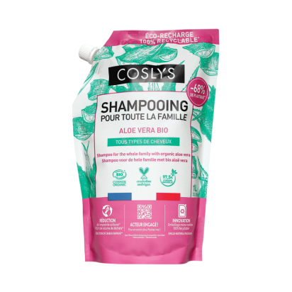 Recharge shampooing famille aloe vera 1l - Coslys